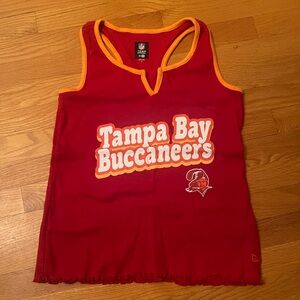 NFL Team Apparel Red and Orange Tank Top for women.